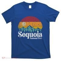 Sequoia National Park Retro Style Hiking Vintage Camping Gift T-Shirt thumb 0