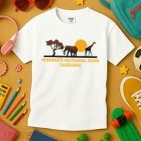 Serengeti National Park Tanzania Kids T-Shirt thumb 3