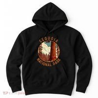 Sequoia National Park Illustration Distressed Circle Hoodie thumb 0