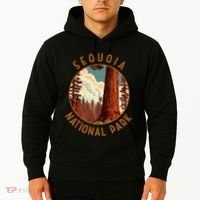 Sequoia National Park Illustration Distressed Circle Hoodie thumb 2