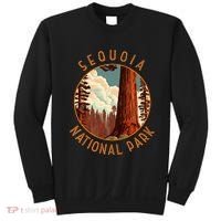 Sequoia National Park Illustration Distressed Circle Sweatshirt thumb 0