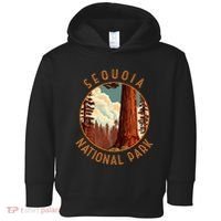 Sequoia National Park Illustration Distressed Circle Toddler Hoodie thumb 0
