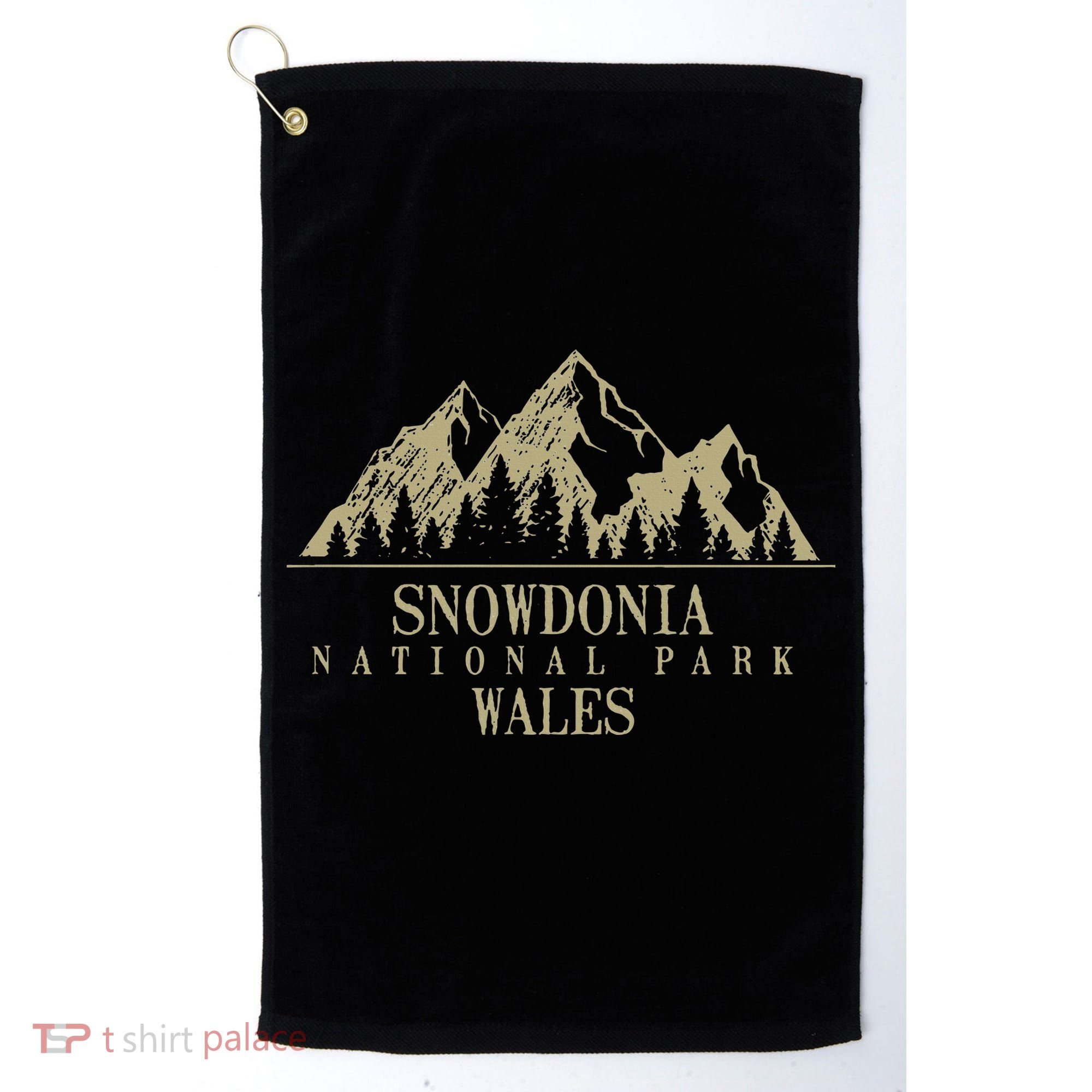 Snowdonia National Park Wales Golf Towel