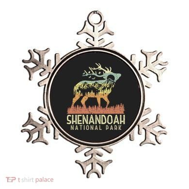 Shenandoah National Park Retro Vintage Mountain Elk Gift Ornament