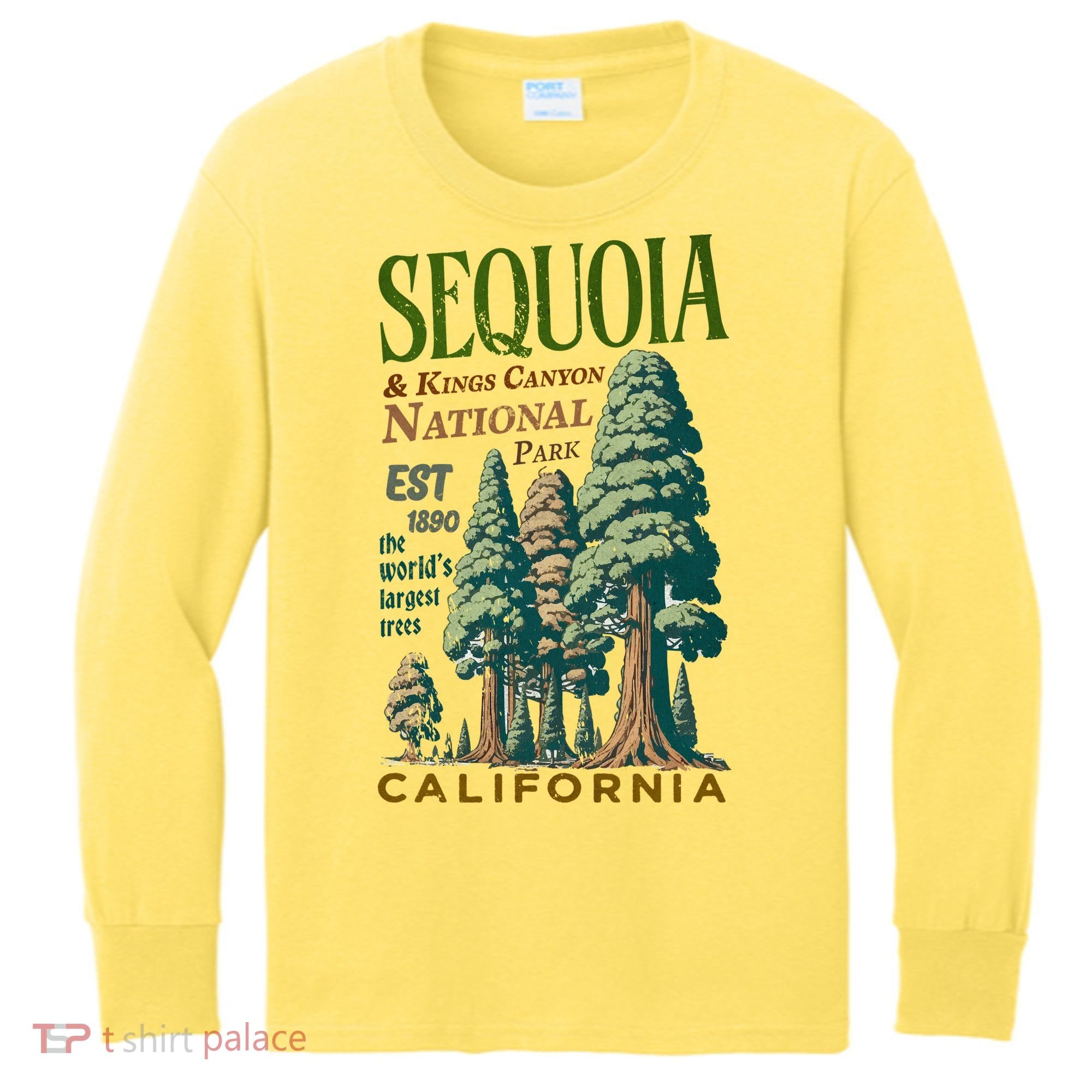 Sequoia National Park Kids Long Sleeve Shirt