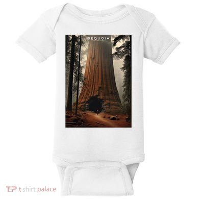 Sequoia National Park Photographic Design Baby Bodysuit