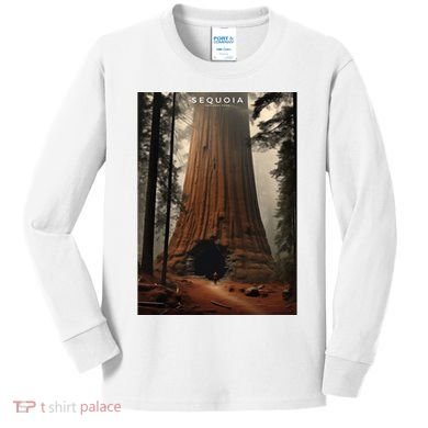 Sequoia National Park Photographic Design Kids Long Sleeve Shirt