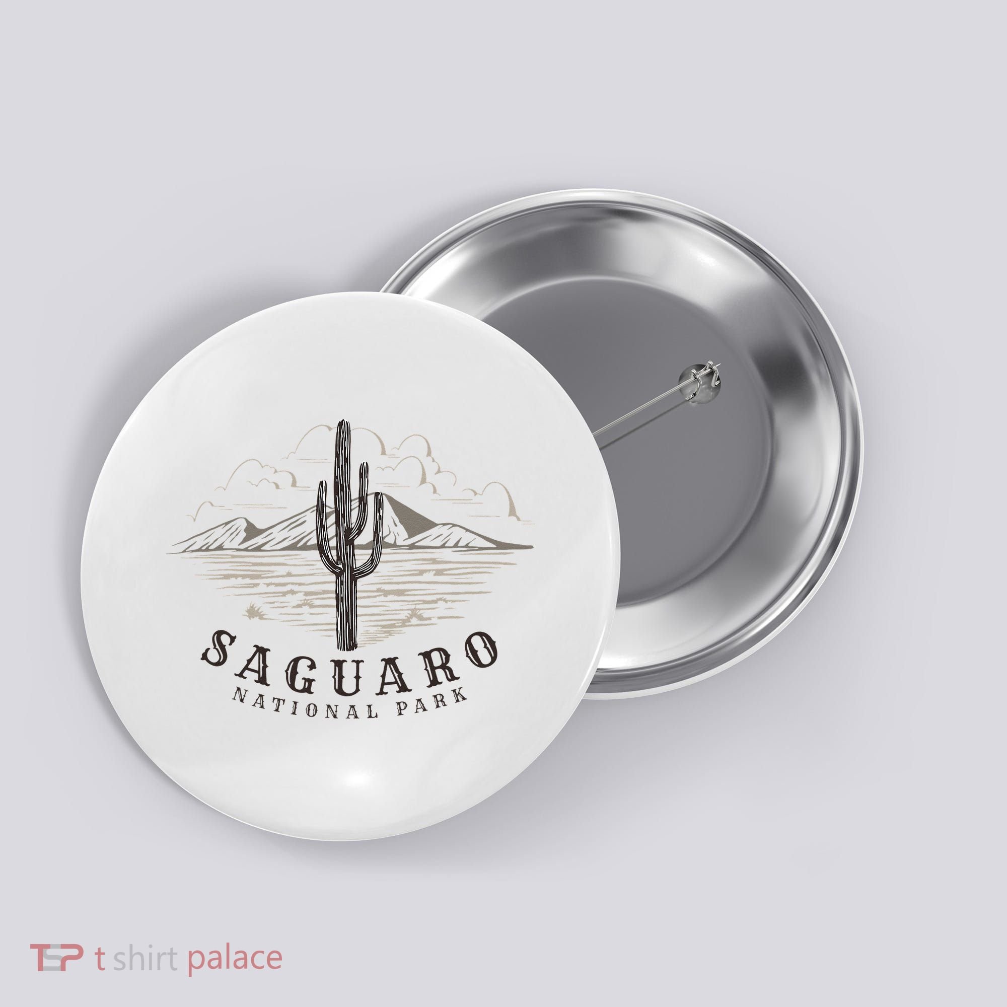Saguaro National Park Tucson Arizona Cactus Button