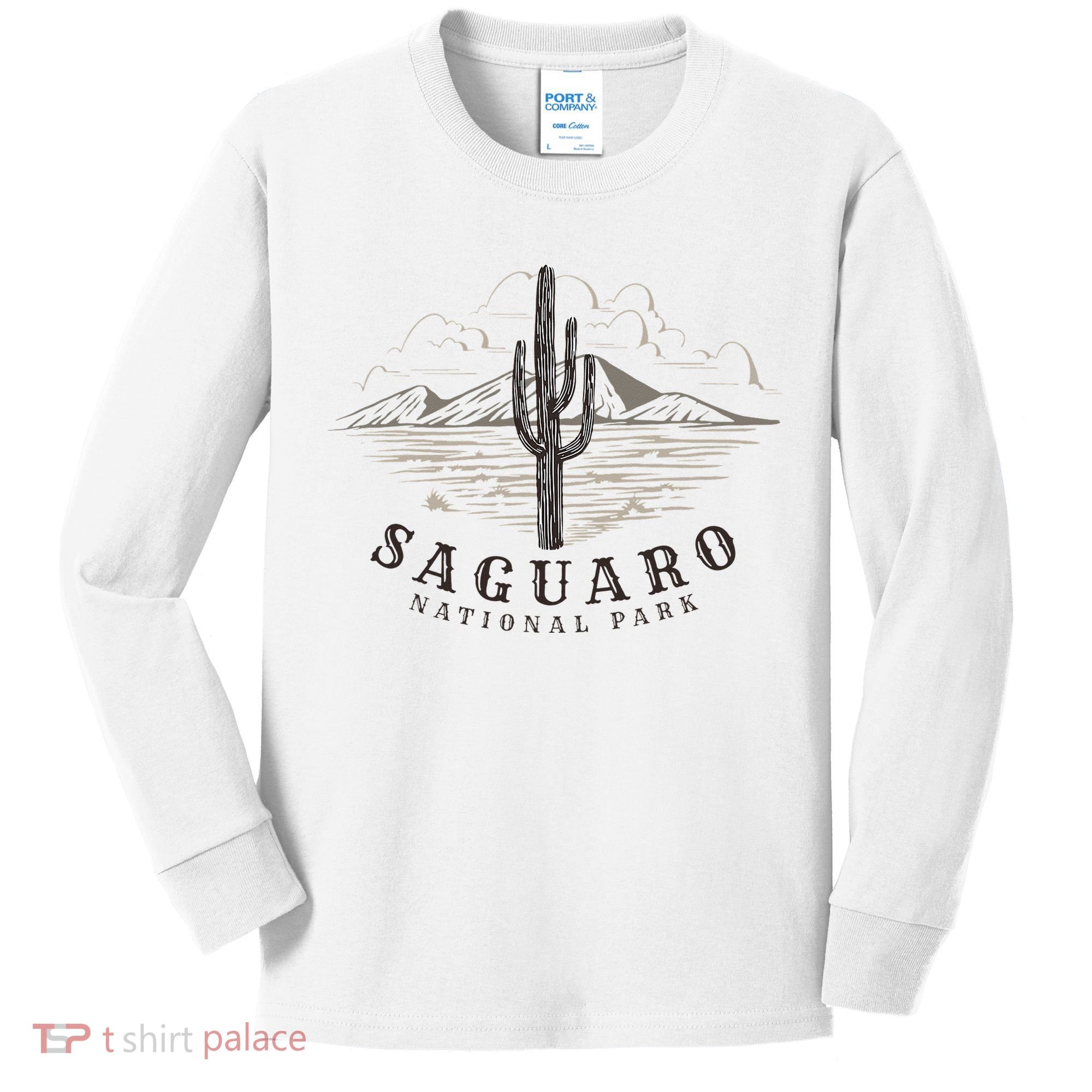 Saguaro National Park Tucson Arizona Cactus Kids Long Sleeve Shirt