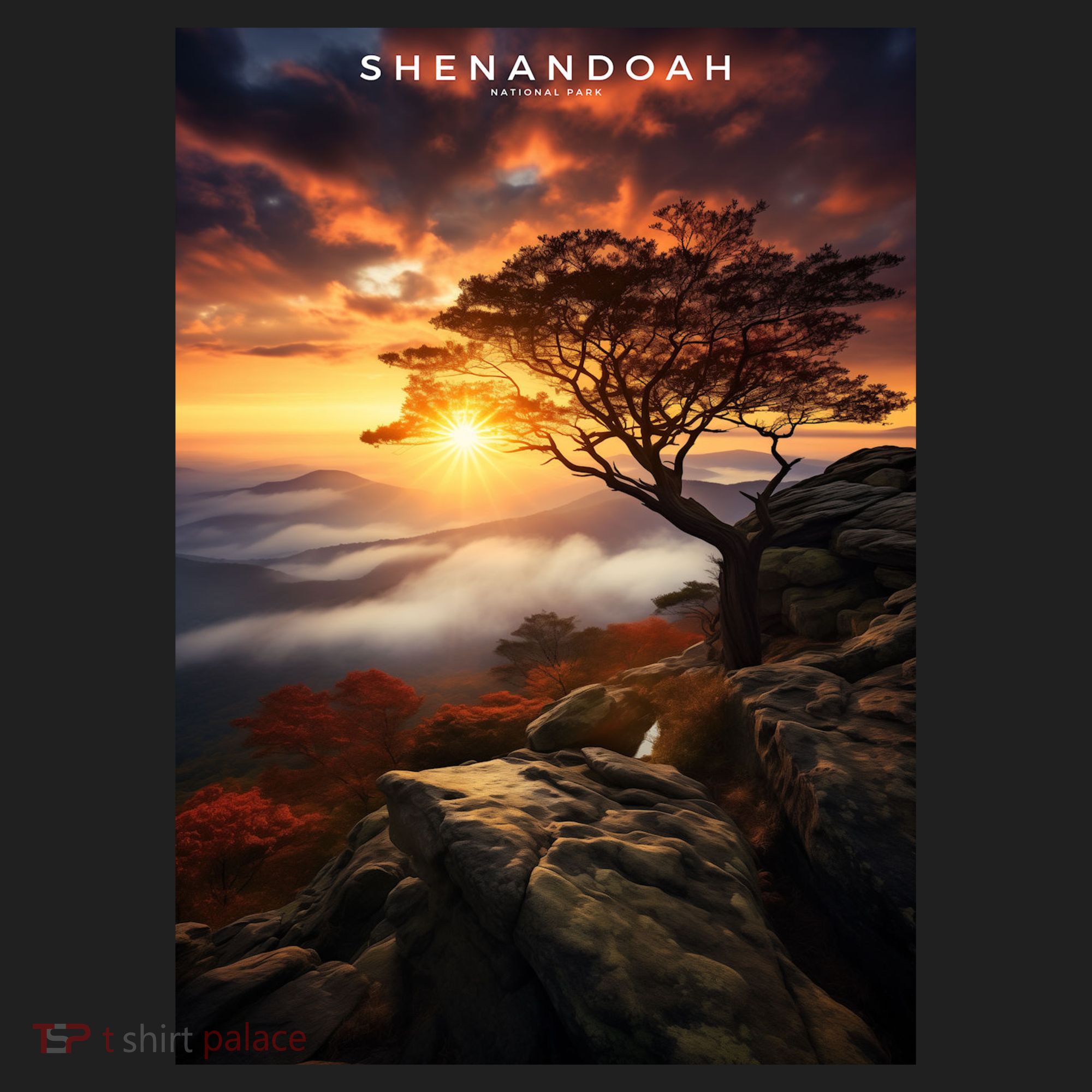 Shenandoah National Park Photographic Women's Sweatshirt