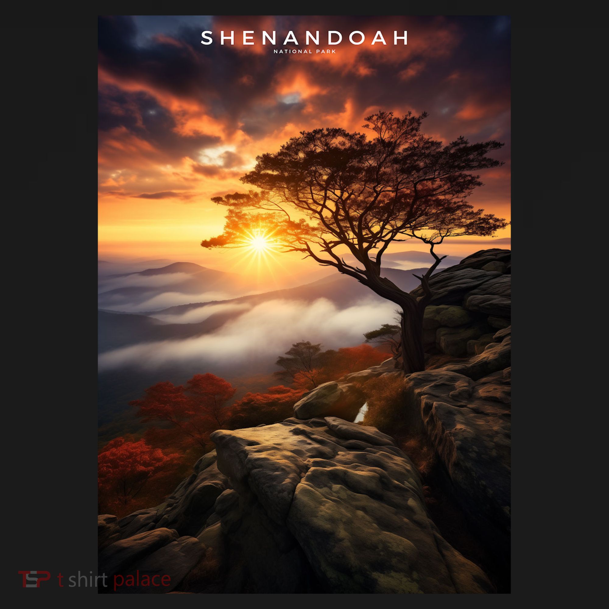 Shenandoah National Park Photographic Coaster