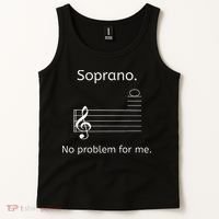 Soprano No Problem For Me Music Choir Singing Tank Top thumb 2