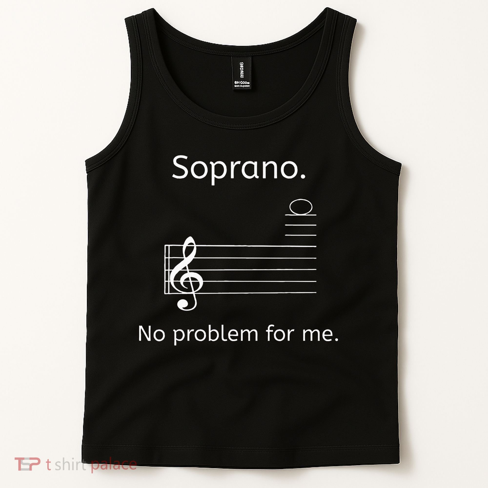 Soprano No Problem For Me Music Choir Singing Tank Top