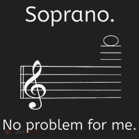 Soprano No Problem For Me Music Choir Singing Golf Towel thumb 3
