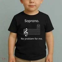 Soprano No Problem For Me Music Choir Singing Toddler T-Shirt thumb 2