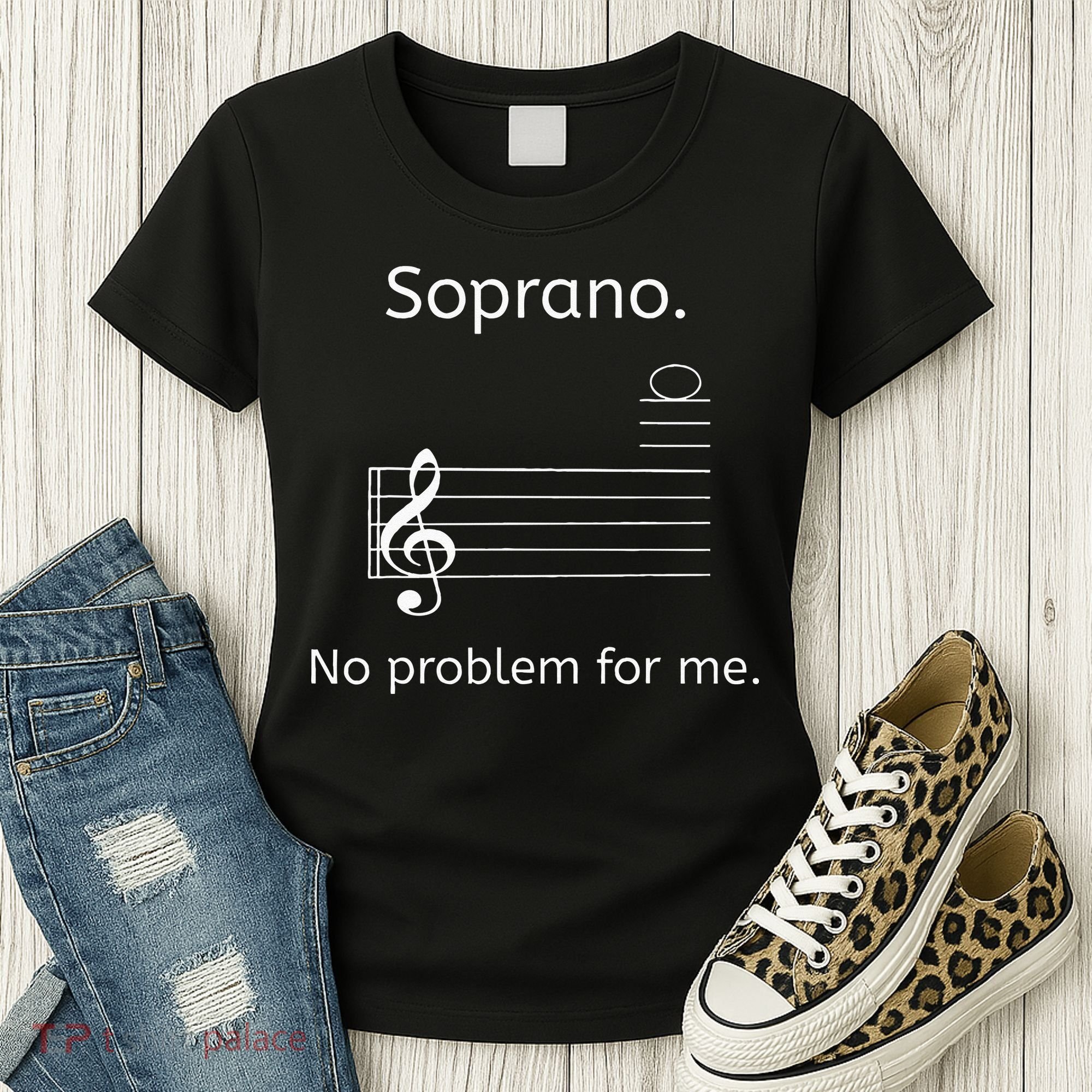 Soprano No Problem For Me Music Choir Singing Women's T-Shirt