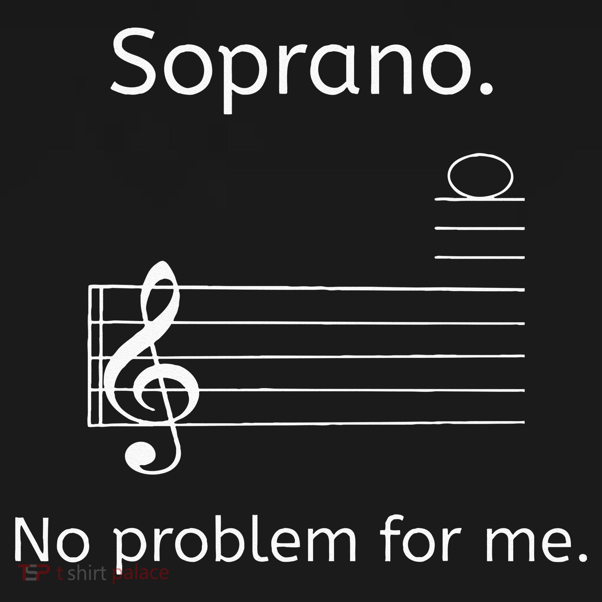 Soprano No Problem For Me Music Choir Singing Tote Bag