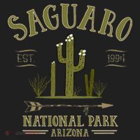 SAGUARO NATIONAL PARK ARIZONA Tourist Souvenir Gift Golf Towel thumb 3