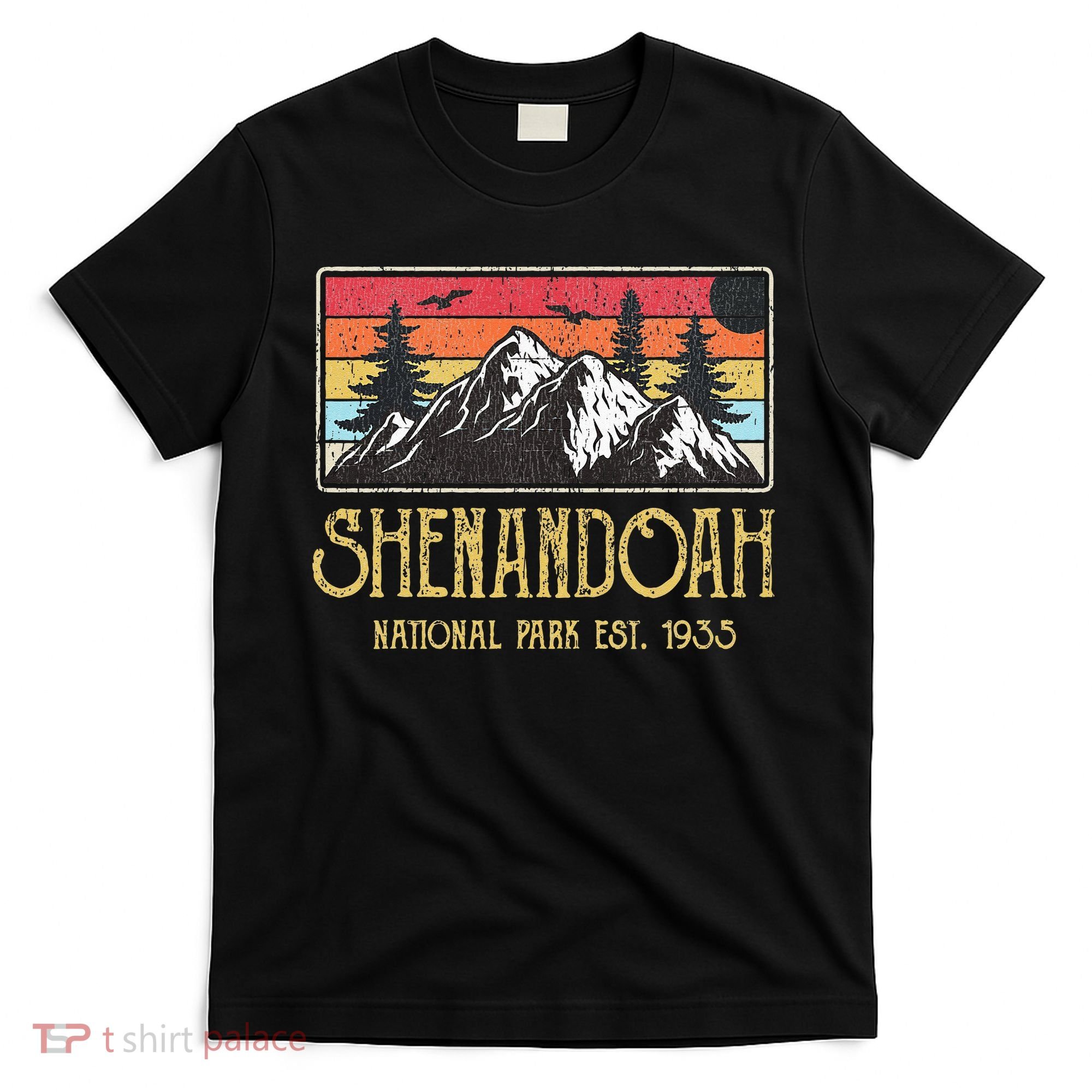 Shenandoah National Park Vintage Mountain Virginia Vacation T-Shirt