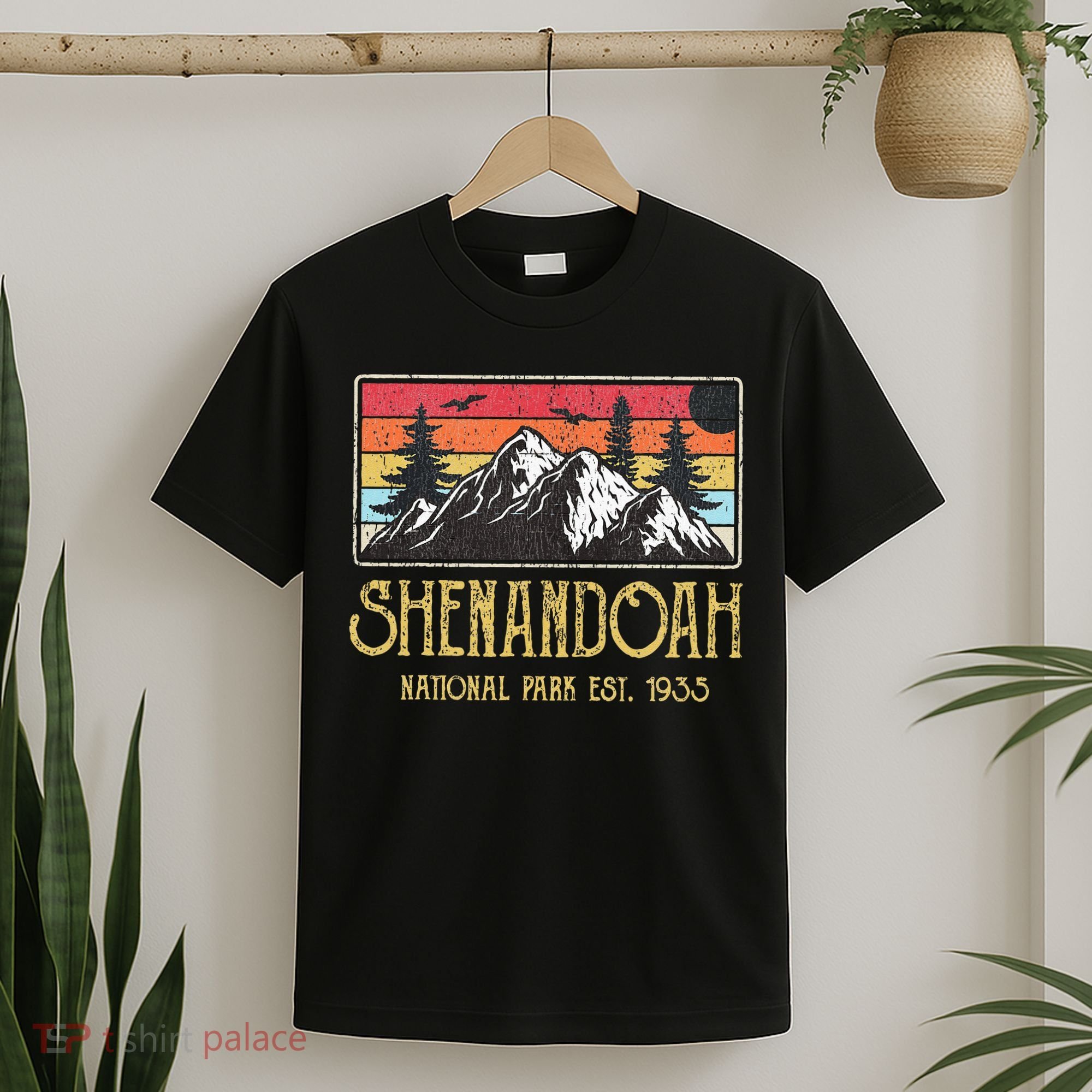 Shenandoah National Park Vintage Mountain Virginia Vacation T-Shirt