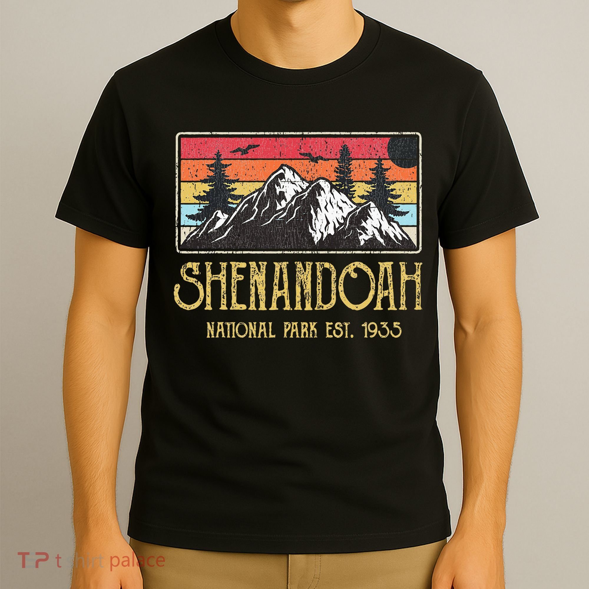 Shenandoah National Park Vintage Mountain Virginia Vacation T-Shirt