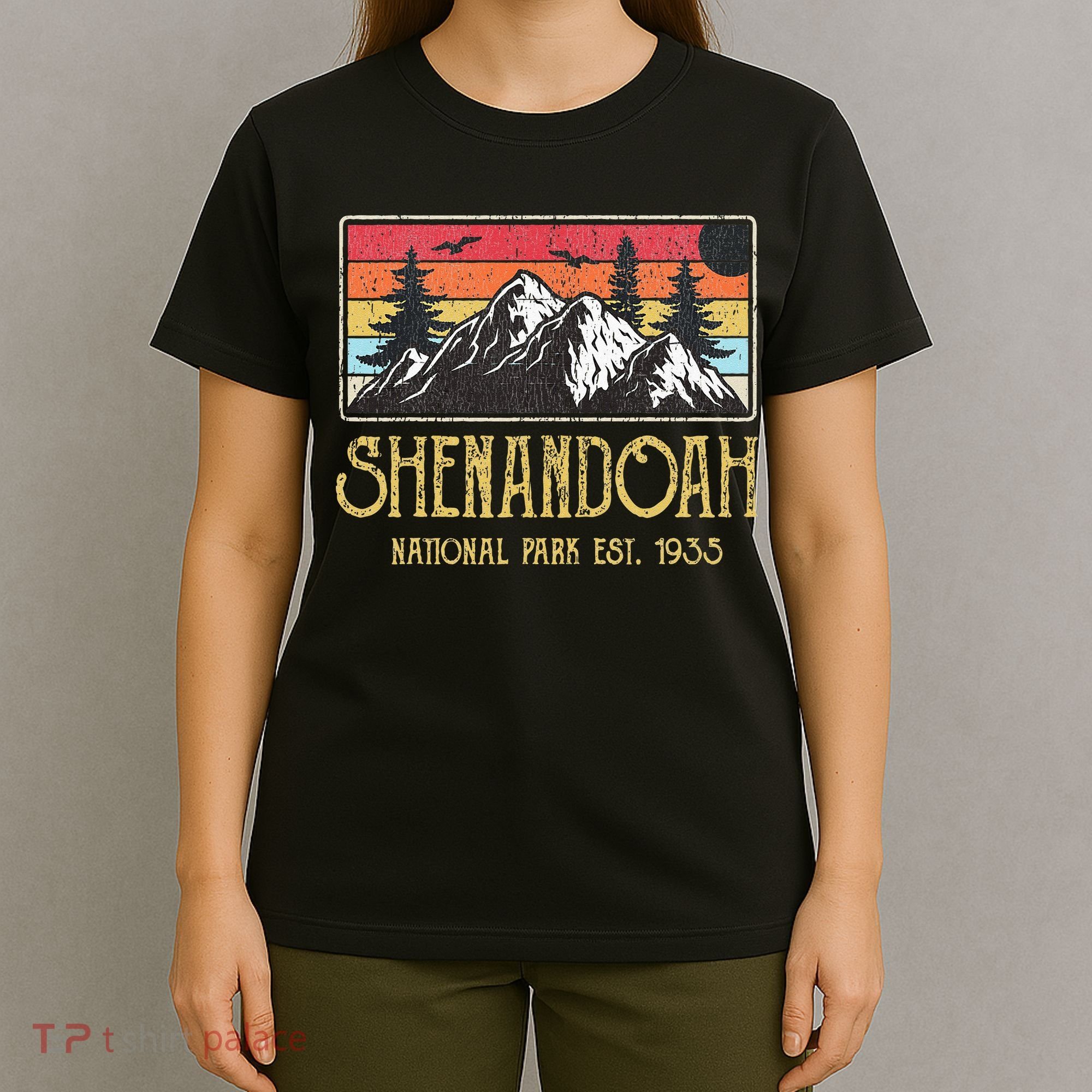 Shenandoah National Park Vintage Mountain Virginia Vacation T-Shirt