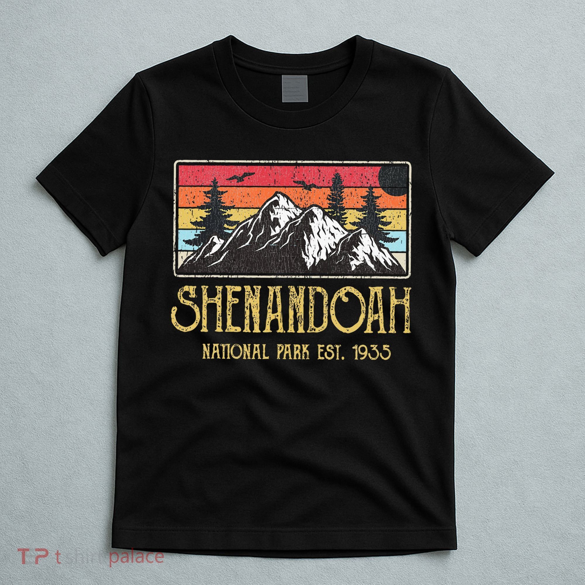 Shenandoah National Park Vintage Mountain Virginia Vacation T-Shirt
