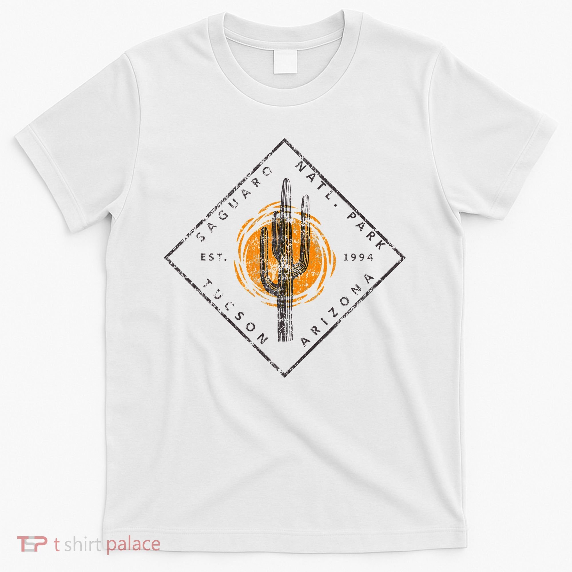 Saguaro National Park Tucson Arizona Cactus Art Vintage T-Shirt