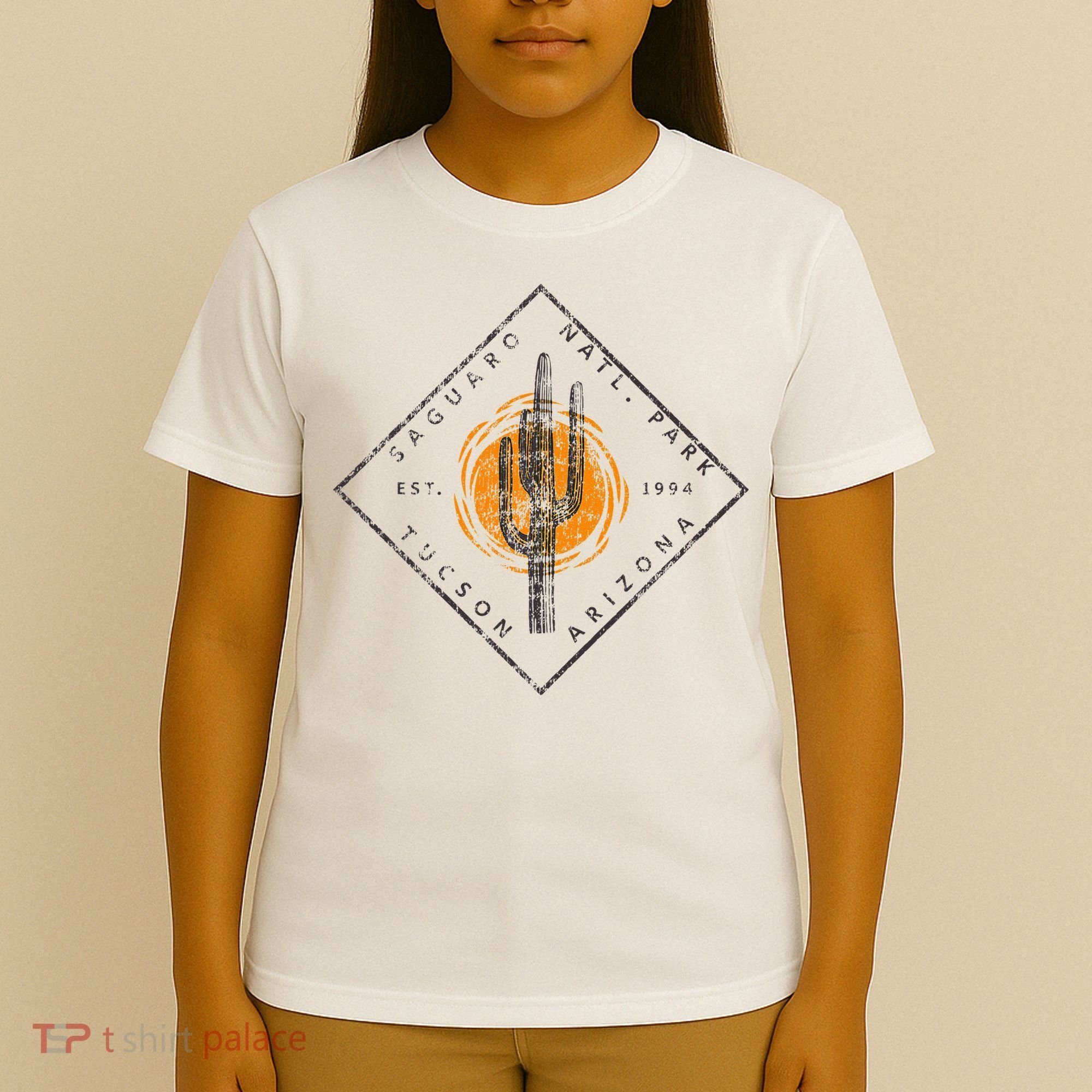 Saguaro National Park Tucson Arizona Cactus Art Vintage T-Shirt