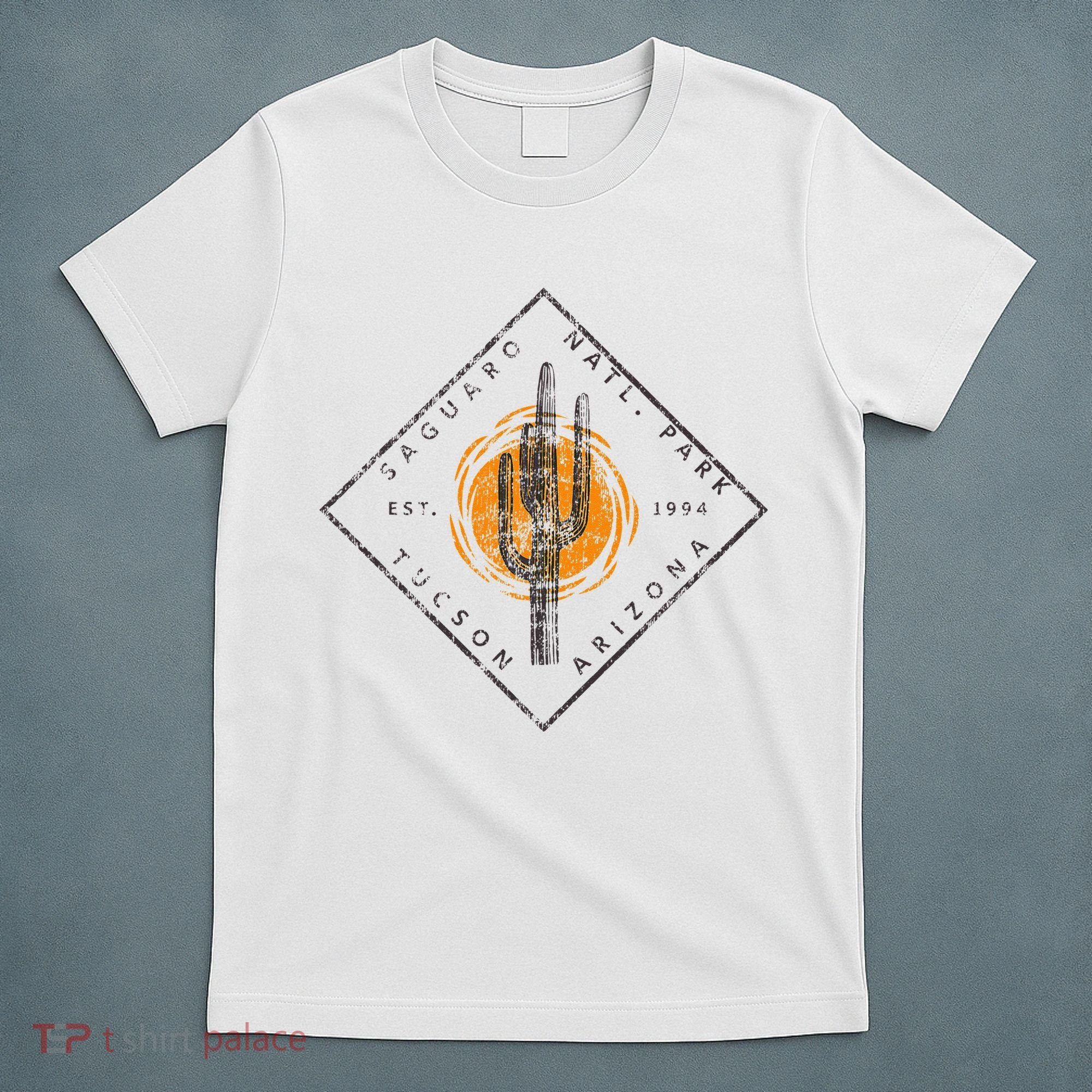 Saguaro National Park Tucson Arizona Cactus Art Vintage T-Shirt