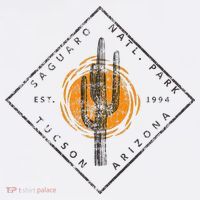 Saguaro National Park Tucson Arizona Cactus Art Vintage T-Shirt thumb 7