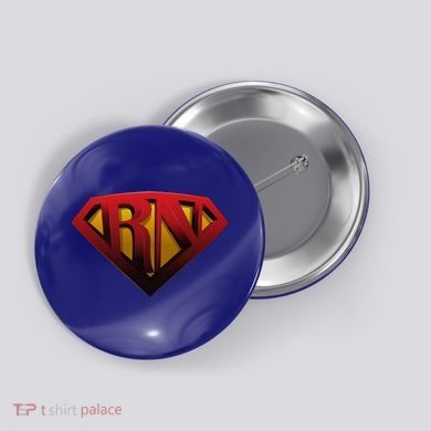 Super Nurse Rn Superhero Registered Nurse Hero Gift Button