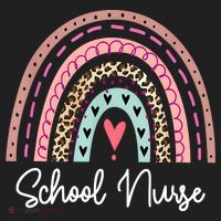 School Nurse Rainbow Leopard Back To School Appreciation Hat thumb 2