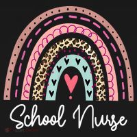 School Nurse Rainbow Leopard Back To School Appreciation Toddler Hoodie thumb 2
