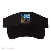 Starry Night Scream Scary Night Van Gogh Munch Halloweenmin Visor thumb 0