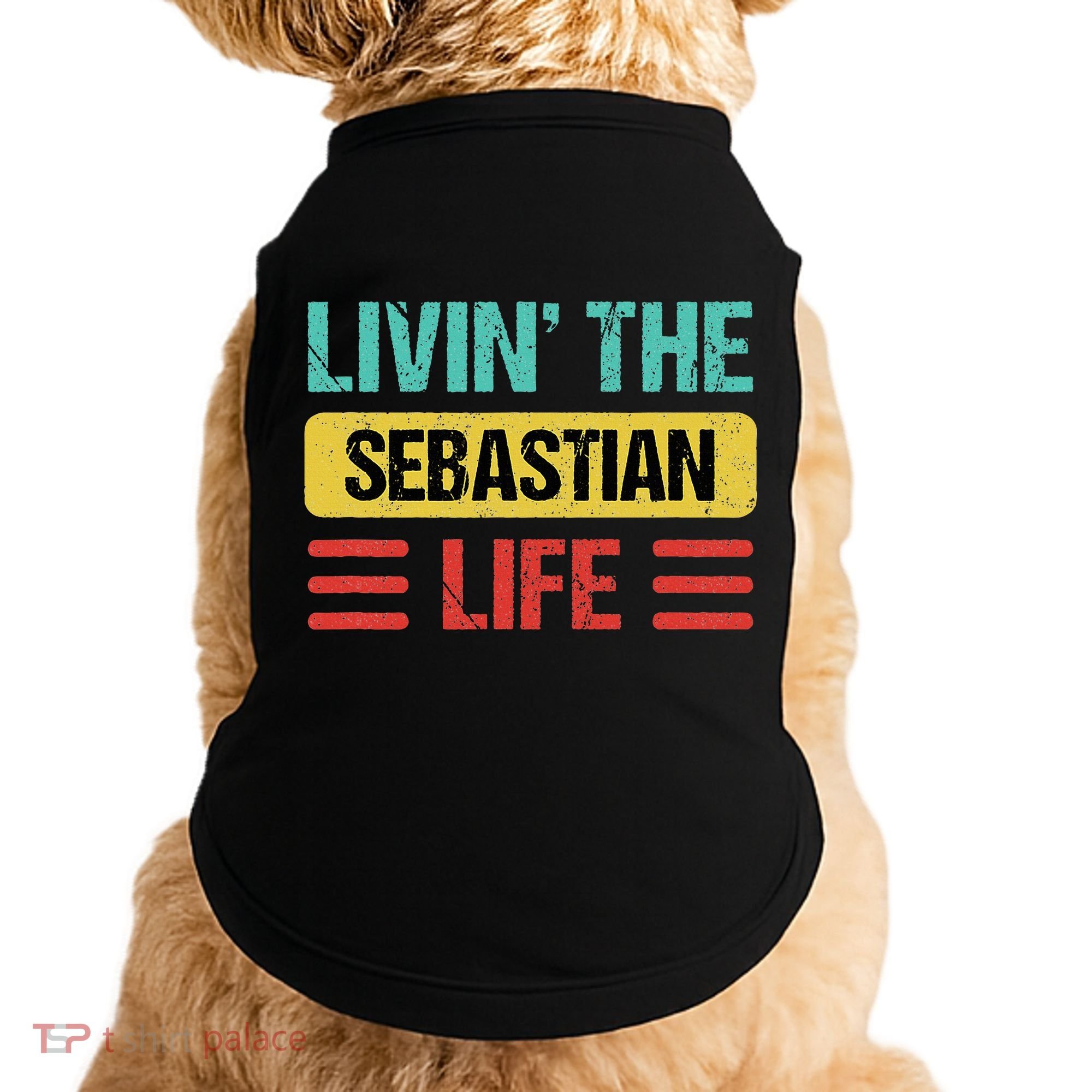 Sebastian Name Doggie Tank