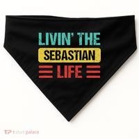 Sebastian Name USA-Made Doggie Bandana thumb 0