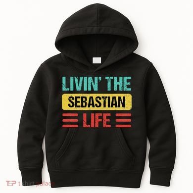 Sebastian Name Kids Hoodie