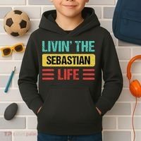 Sebastian Name Kids Hoodie thumb 2