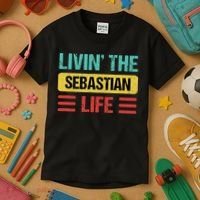 Sebastian Name Kids T-Shirt thumb 3