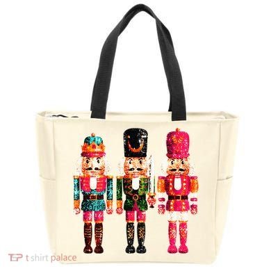 Sequin Nutcracker Tote Bag