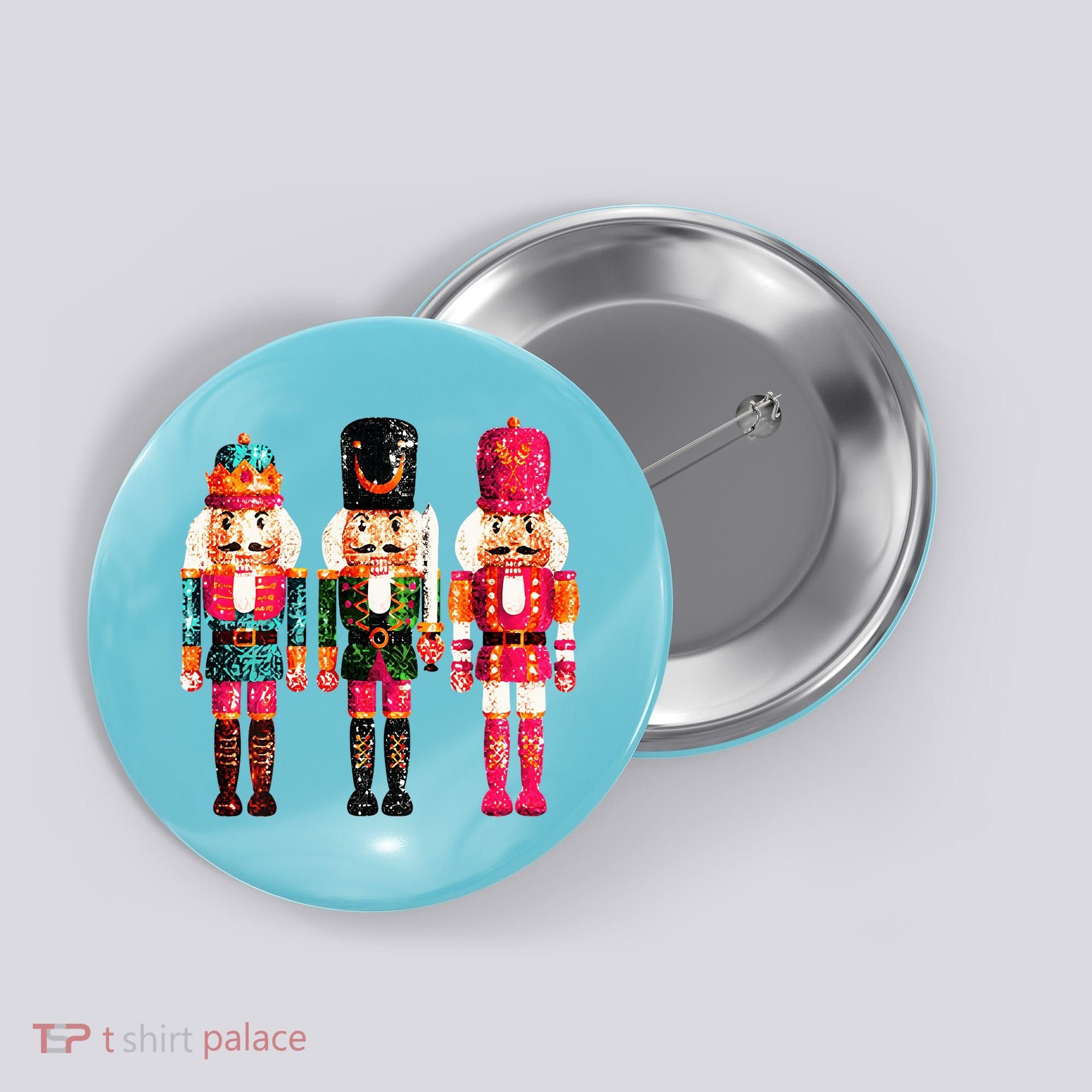 Sequin Nutcracker Button