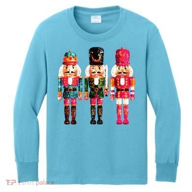 Sequin Nutcracker Kids Long Sleeve Shirt