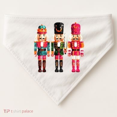 Sequin Nutcracker USA-Made Doggie Bandana
