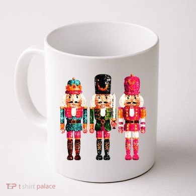 Sequin Nutcracker Coffee Mug