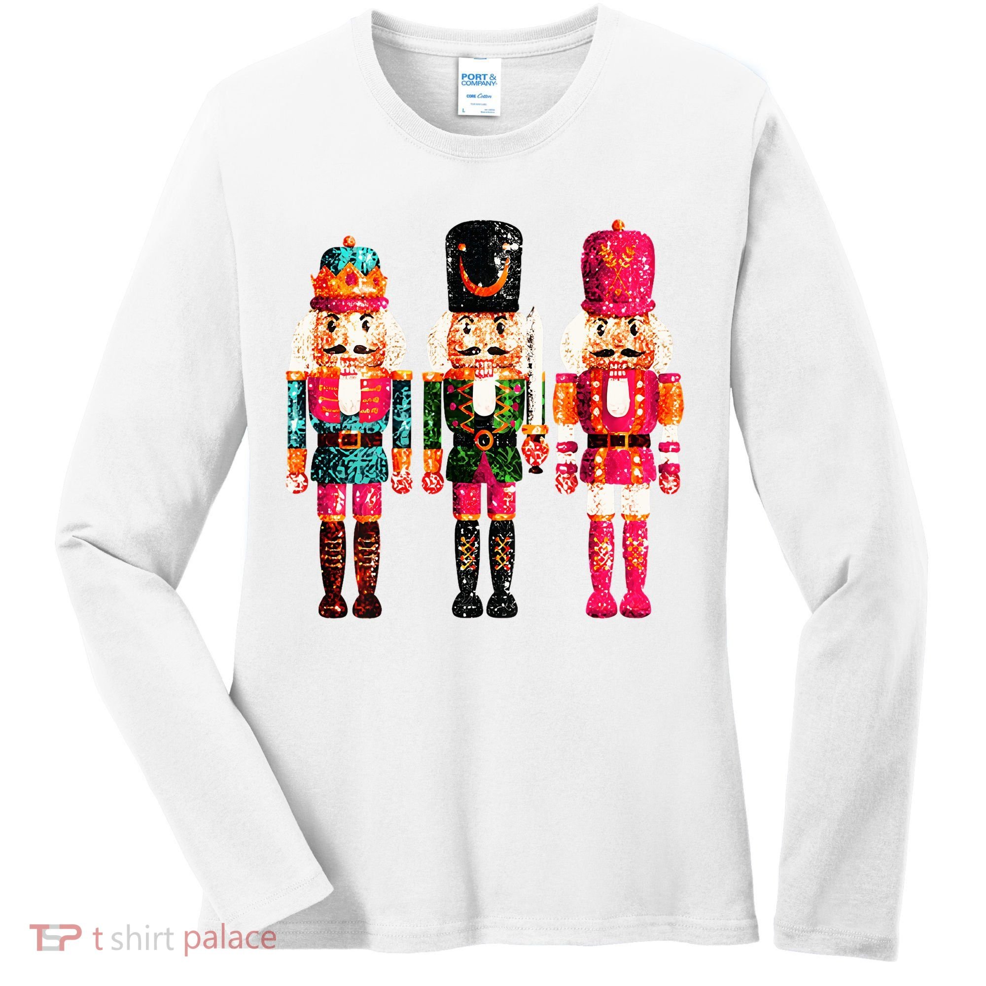 Sequin Nutcracker Women's Long Sleeve Shirt