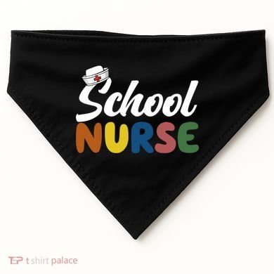 School Nurse USA-Made Doggie Bandana