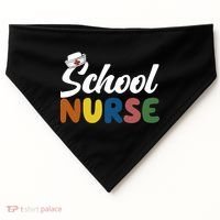School Nurse USA-Made Doggie Bandana thumb 0