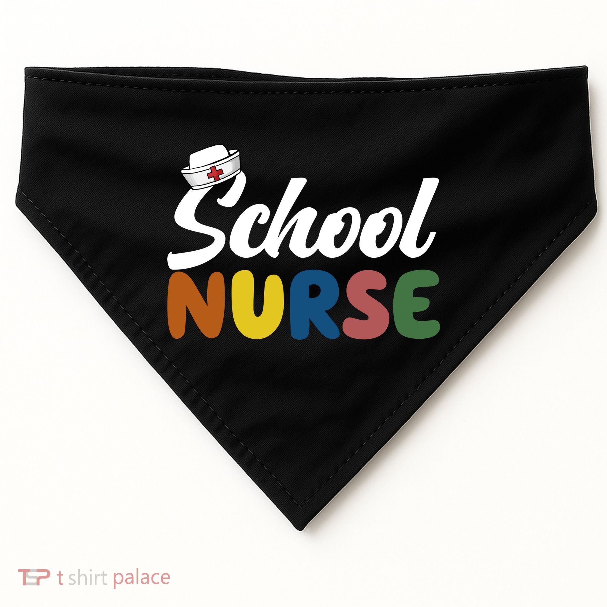 School Nurse USA-Made Doggie Bandana
