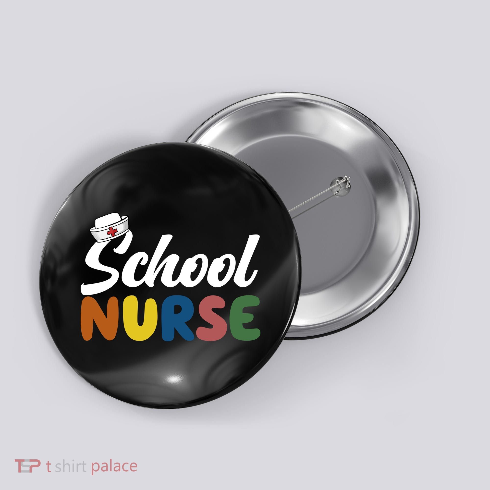 School Nurse Button